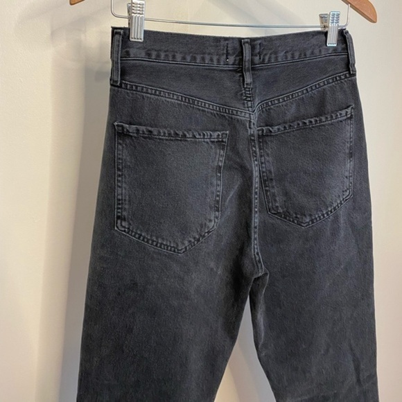 AGOLDE Riley High Rise Straight Crop Distressed - Picture 7 of 9